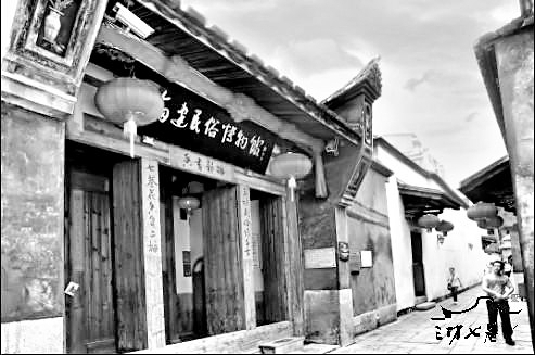 福建民俗博物馆大门古色古香（网络图）