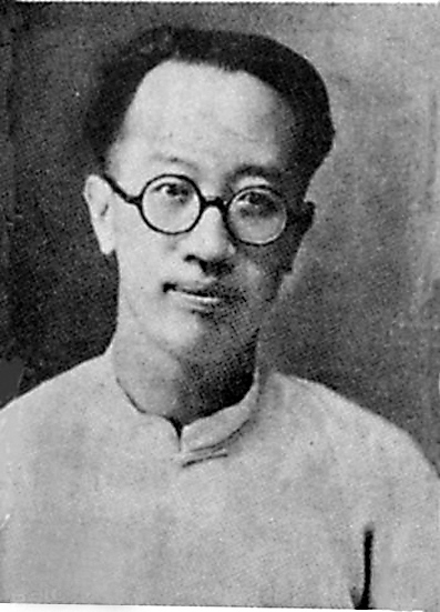 ▲年轻时的梁实秋。