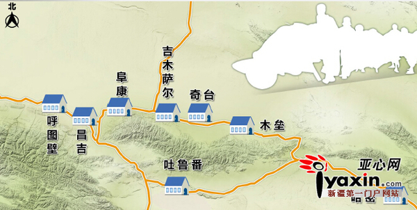当时新疆省政府划拨的主要灾民安置地。