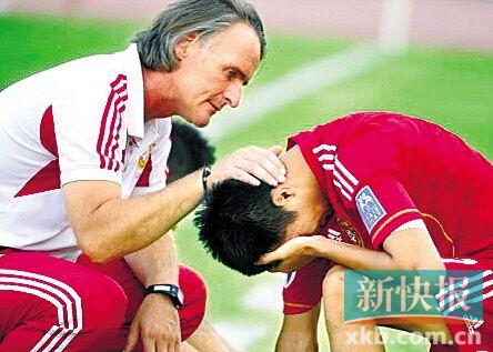 ■每一次,里克林克都是安慰球员。