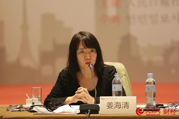 中央人民广播电台副总编辑姜海清（王子候摄）