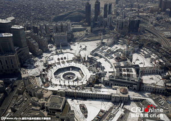航拍沙特圣城麦加大清真寺(高清组图)|航拍|图片_凤凰资讯
