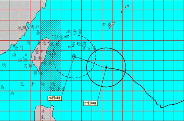 台气象部门发布台风 杜鹃 海上警报 预估明天登