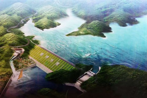 前坪水库效果图