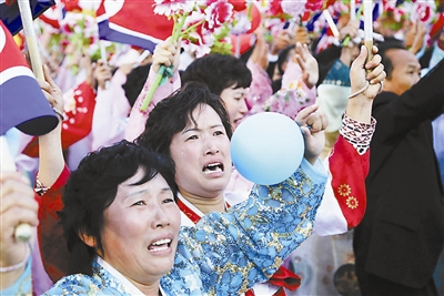 朝鲜盛大阅兵庆建党70周年|朝鲜|金正恩