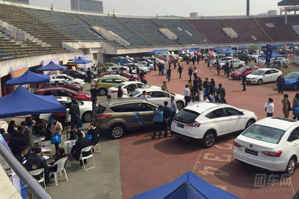 （团车网宁波站往届团车会现场盛况）