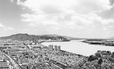 景色秀美的富阳。