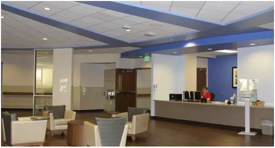 绿谷医院的接待区域