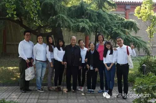 “美丽中国”老师与宋平及夫人合影