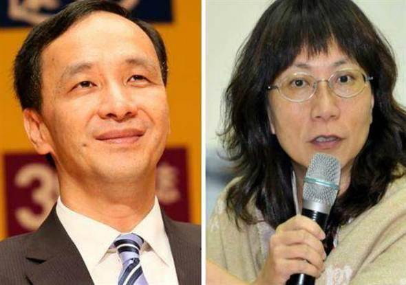 朱立伦(左)、王如玄(右)。(图片来源:台湾《中时电子报》资料照片)