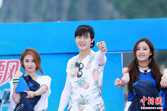 付辛博与朴孝敏《一起出发》中再续前缘(图