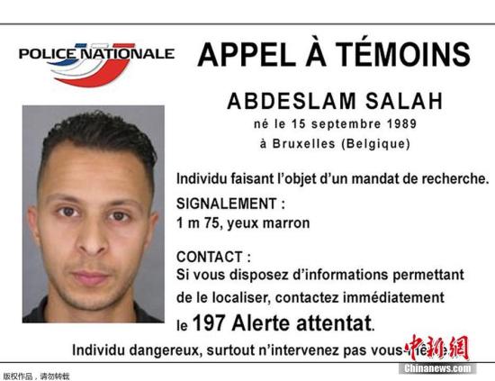 阿卜杜勒·萨拉赫（Abdeslam Salah），在比利时出生，法国公民，26岁。