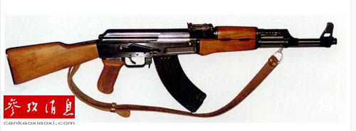 资料图:AK-47突击步枪。