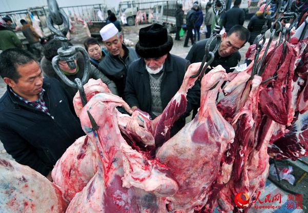 八十九团农家生态牛肉市场销售红火(图)|羊肉|养