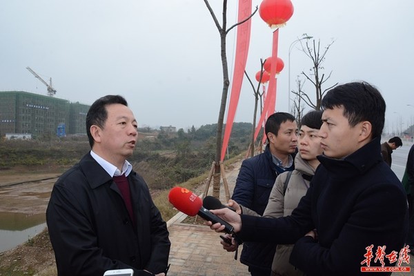 岳阳市人民政府市长刘和生接受采访