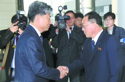 朝韩举行副部长级会谈|朝鲜|韩朝