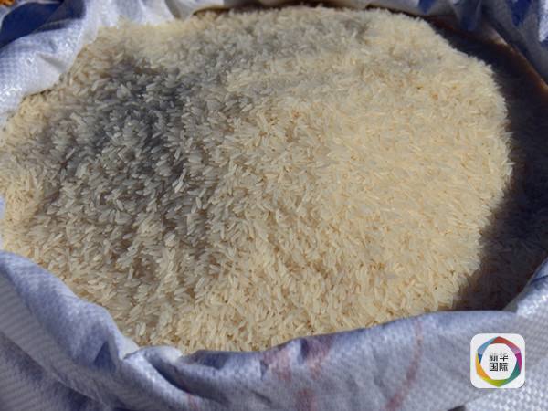 图为老挝大米。(新华社记者章建华摄)