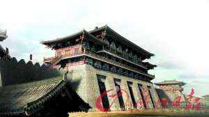 唐大明宫复原图(资料图片)