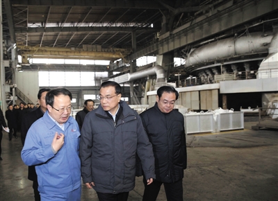 李克强考察山西 赞晋商精神