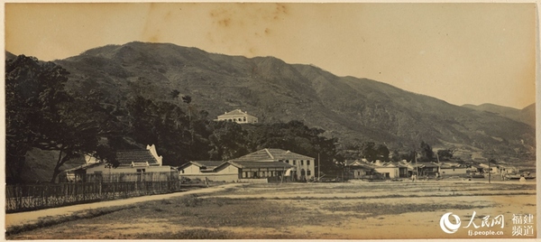 1870年的三都澳村舍及外国办事处。蒋滨建 供图
