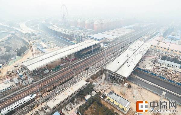 两幅高架桥箱梁待转体