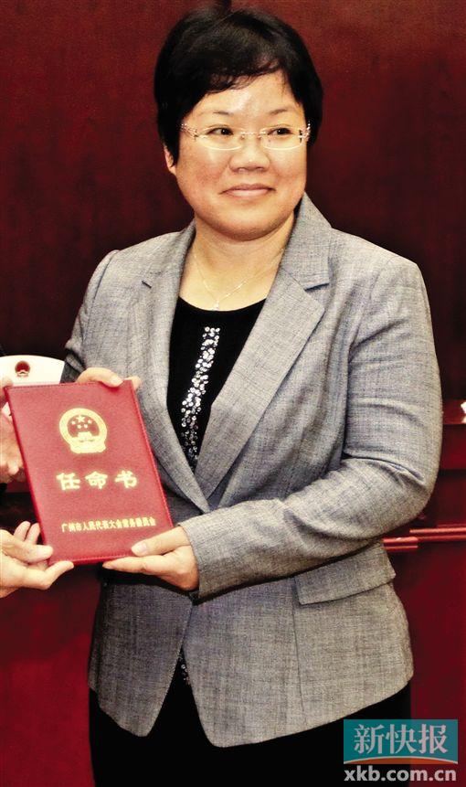 ■黎明现为广州市政府领导班子中唯一的女副市长。 新快报记者祝贺/摄