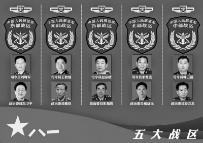 解放军东南西北中五大战区成立|战区|军种