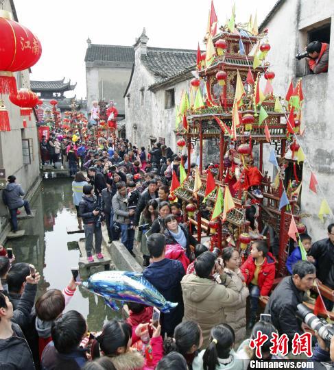 李佳赟 通讯员 陈云松 严洁)2月21日,在浙江省宁波市宁海县前童古镇