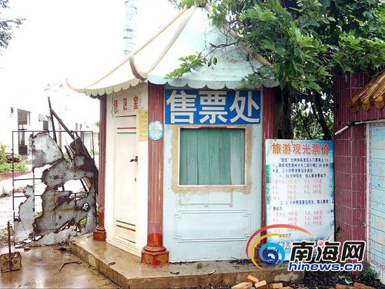 东寨港红树林景区内的旅游走廊已经很少有人光顾。南海网记者 姜飞 摄