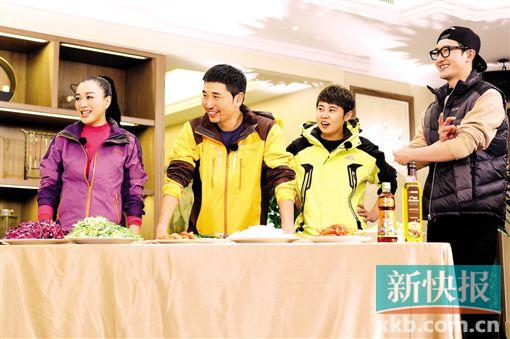 ■沙宝亮等人在钟丽缇的带领下进行分组对抗。