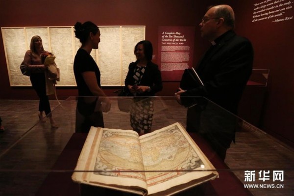 旧金山将展出十七世纪中文版世界地图珍本
