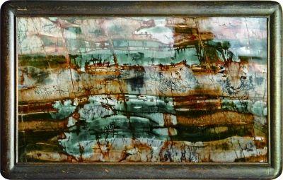 　　西湖断桥 850×550毫米 大理石画