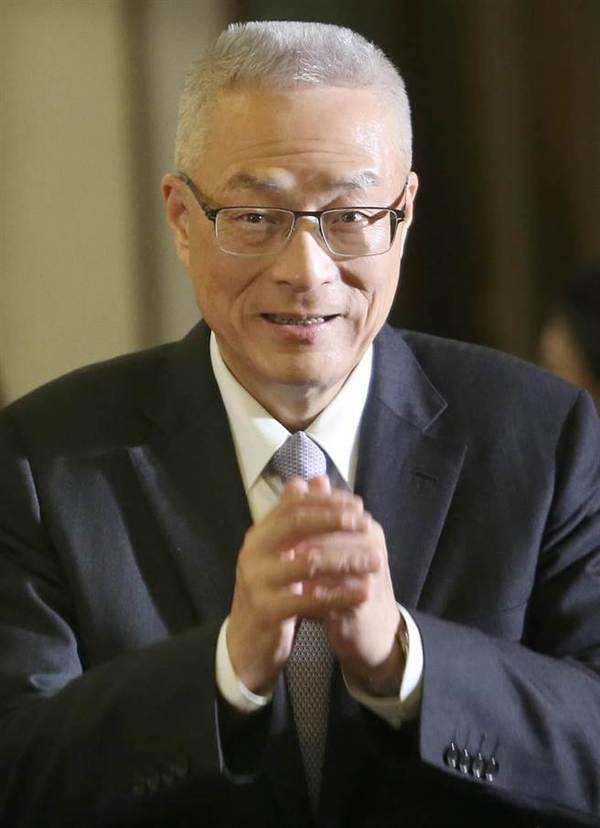 吴敦义表示党产剩下1百多亿“并不离谱”。(范扬光摄) 图片来源：台湾《中时电子报》