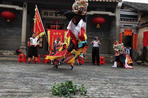 东莞民间神秘祈福仪式：麒麟舞