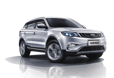 吉利博越低价上市 瞄准自主SUV销量首把交椅