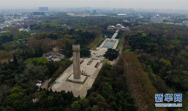这是南京雨花台烈士陵园(3月29日摄)。