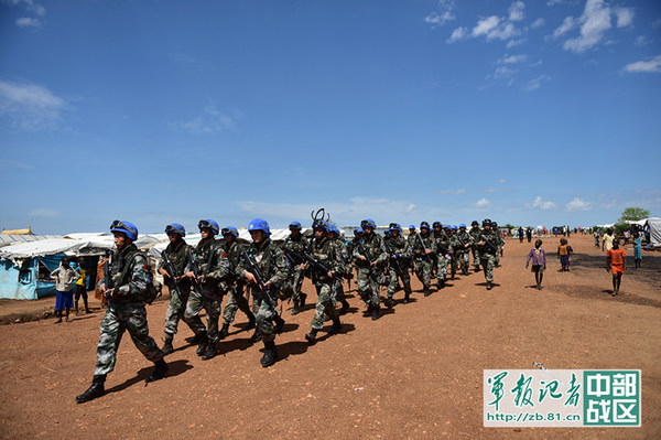 完成任务撤出。付晓飞 摄