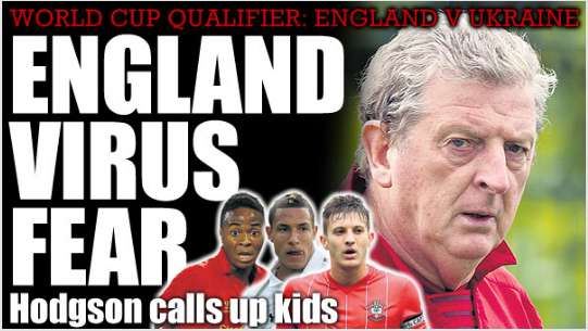 神秘病毒袭击英格兰队 7人倒下老帅急找小将入