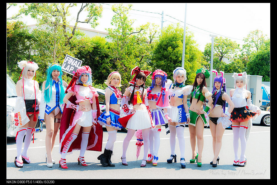 日本东方Project展会:清纯少女COS云集[高清]