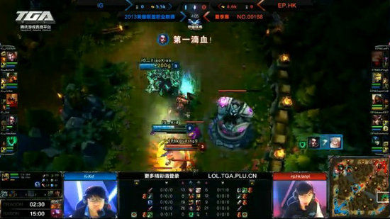 战报:夏季赛第二周 死歌绝唱EP无力阻挡IG_游