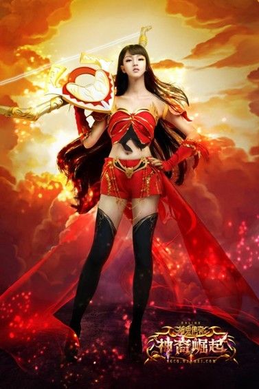 武大女神疑似代言《神鬼<em>传奇</em>》COS妆扮曝光