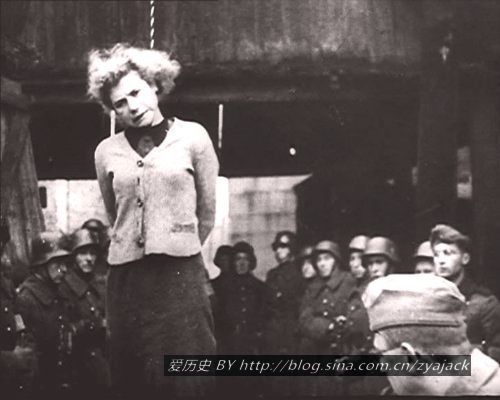 德军眼底救治红军:苏联女英雄被绞死全过程(转载)