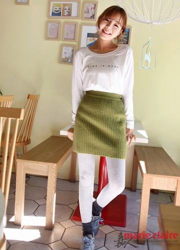 温暖毛裙搭配 让色彩感点亮整身