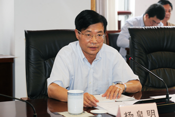 在喜迎中国共产党成立九十一周年之际,6月29日上午,校党委书记杨泉明