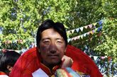 珠峰文化旅游节上藏族服饰的盛会（图片来源：国际在线  摄影：张雪梅）