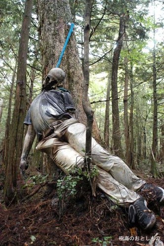 探日本自杀森林 富士山每年发现百具尸体