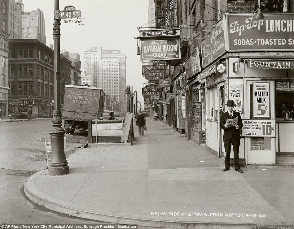 首度公开的纽约老照片 部分拍摄于大萧条时期