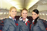 斯洛伐克欧洲天空航空公司空姐
