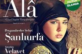 ALA意为“美中最美” 杂志只登戴头巾的模特照。