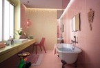 经典紫色系 浪漫温馨卫浴空间设计 